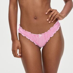 Frankie's Bikinis Beloved Bikini Bottom Pink Stripe